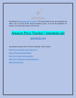 Amazon Price Tracker  Amzdealz.net