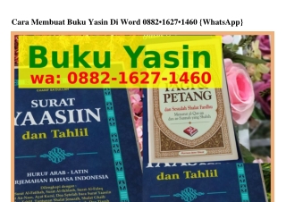 Cara Membuat Buku Yasin Di Word 0882_lϬ27_lㄐϬ0(WA)