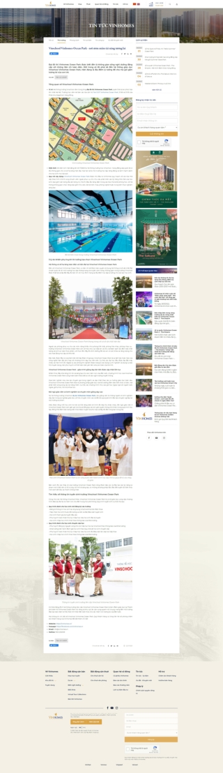 Vinschool Vinhomes Ocean Park ươm mầm tài năng tương lai - vinhomes.vn