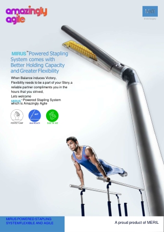Know About Mirus Powered Endoscopic Linear Cutter at Meril Life