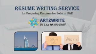 Resume Writing Service for Preparing a Resume for Jobs in UAE