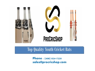 Top Quality Youth Cricket Bats