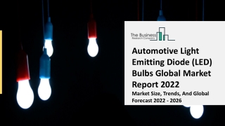 Global Automotive Light Emitting Diode (LED) Bulbs Market Highlights 2031
