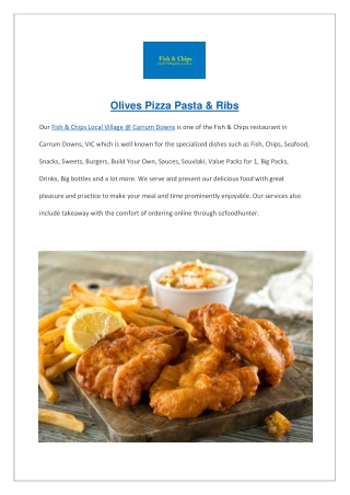 $5 Off - Fish & Chips Local Village @Carrum Downs, VIC
