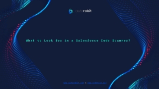 What to Look for in a Salesforce Code Scanner