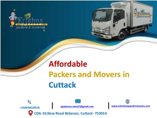 Packers and Movers in Cuttack