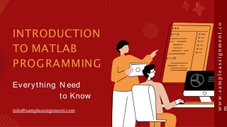 Introduction to Matlab Programming BY Sampleassignment.com