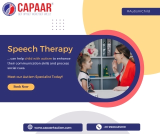 Speech Therapy for Autism | Best Autism Treatment in Bangalore | CAPAAR