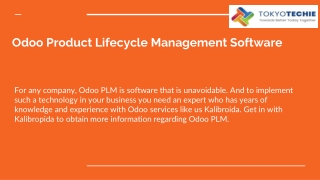 Odoo Product Lifecycle Management Software