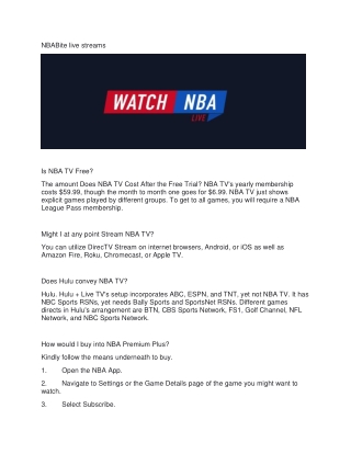 NBABite live streams03