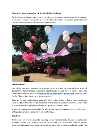 Decoration Ideas for Outdoor Parties with Helium Balloons-converted