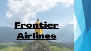 1-888-595-2181 Frontier Airlines Flight Reservation Number