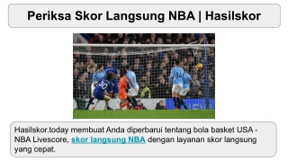 Periksa Skor Langsung NBA | Hasilskor