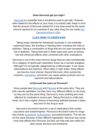 Buying Darvocet Online without prescription - Ambieninfo