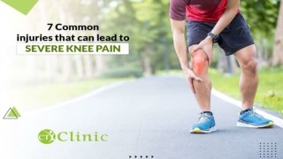 7 Common injuries that can lead to severe knee pain