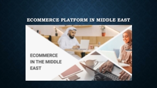 Ecommerce Platform in middle east