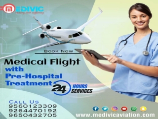 Gain Amazing ICU Air Ambulance Service in Bhubaneswar by Medivic