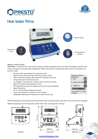 Heat Sealer-Laboratory Heat Sealer Sealing Machine