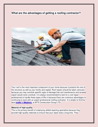 Find the best Roof repairs in Chertsey