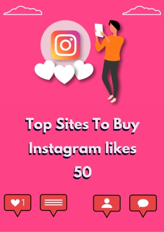 Top Sites To Buy Instagram likes 50