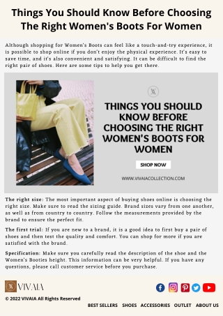 Things You Should Know Before Choosing The Right Women's Boots For Women