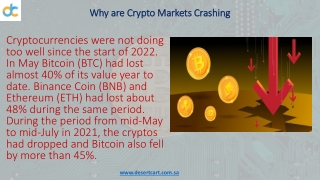 Why are Crypto Markets Crashing
