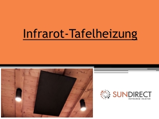 Infrarot-Tafelheizung