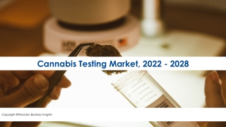 Cannabis Testing Market Scope Analysis 2022