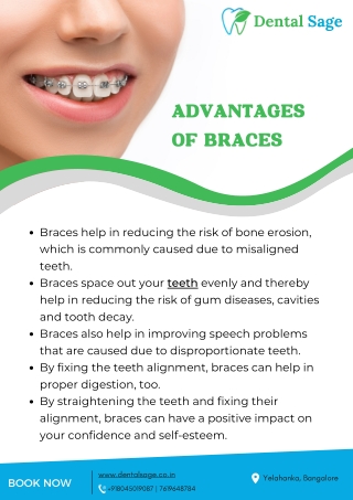 Advantages of Braces | Best Dental Clinic in Yelahanka | Dental Sage