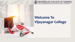 Nursing Course in Bangalore - Vijayanagar College of Nursing