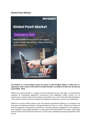 Global PaaS Market