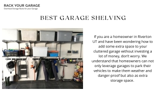 key benefits of garage shelving solutions for your garage