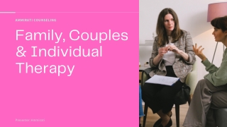 Family, Couples & Individual Therapy
