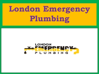 London Emergency Plumbing