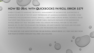 A proper guide to resolve QuickBooks Error 557