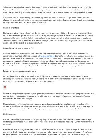Los mejores consejos de una de las mejores empresas de mudanzas en España