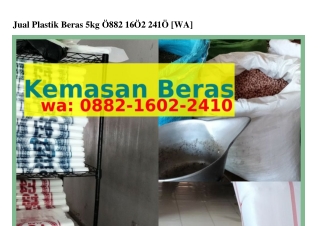 Jual Plastik Beras 5kg 088ᒿ.1Ꮾ0ᒿ.ᒿ410(WA)