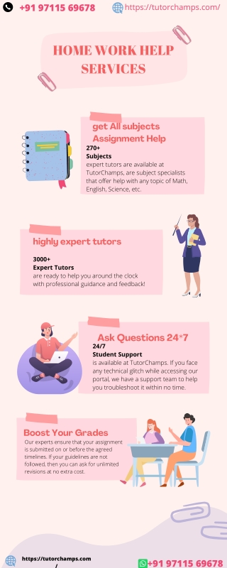Online subjects homework help by tutorchamps