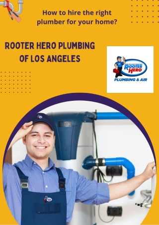 How to hire the right plumber for your home?