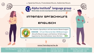 Intensiv Sprachkurs Englisch - Alpha Institute