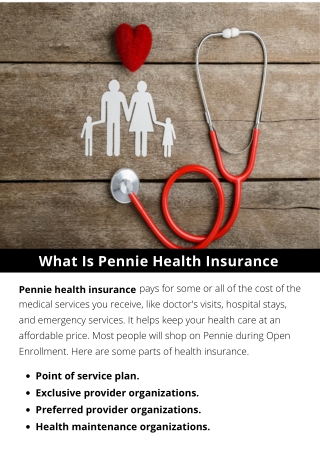 What Is Pennie Health Insurance