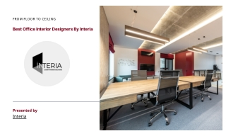 Best Office Interior Designers By Interia