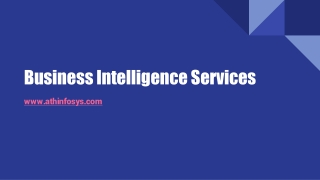 Business Intelligence Services
