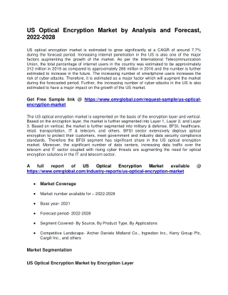 US Optical Encryption Market