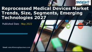 Reprocessed Medical Devices Market Size, Share, Emerging Trend
