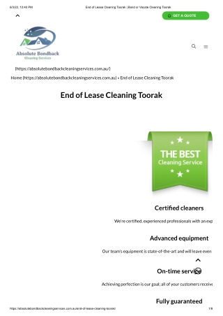 End of Lease Cleaning Toorak