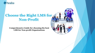 Choose the Right LMS for Non-Profit