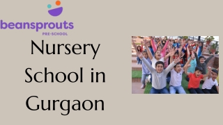 Nursery School in Gurgaon