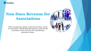 Non-Dues Revenue for Associations