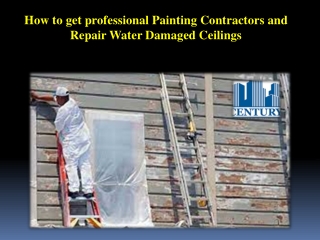 How to get professional Painting Contractors and Repair Water Damaged Ceilings